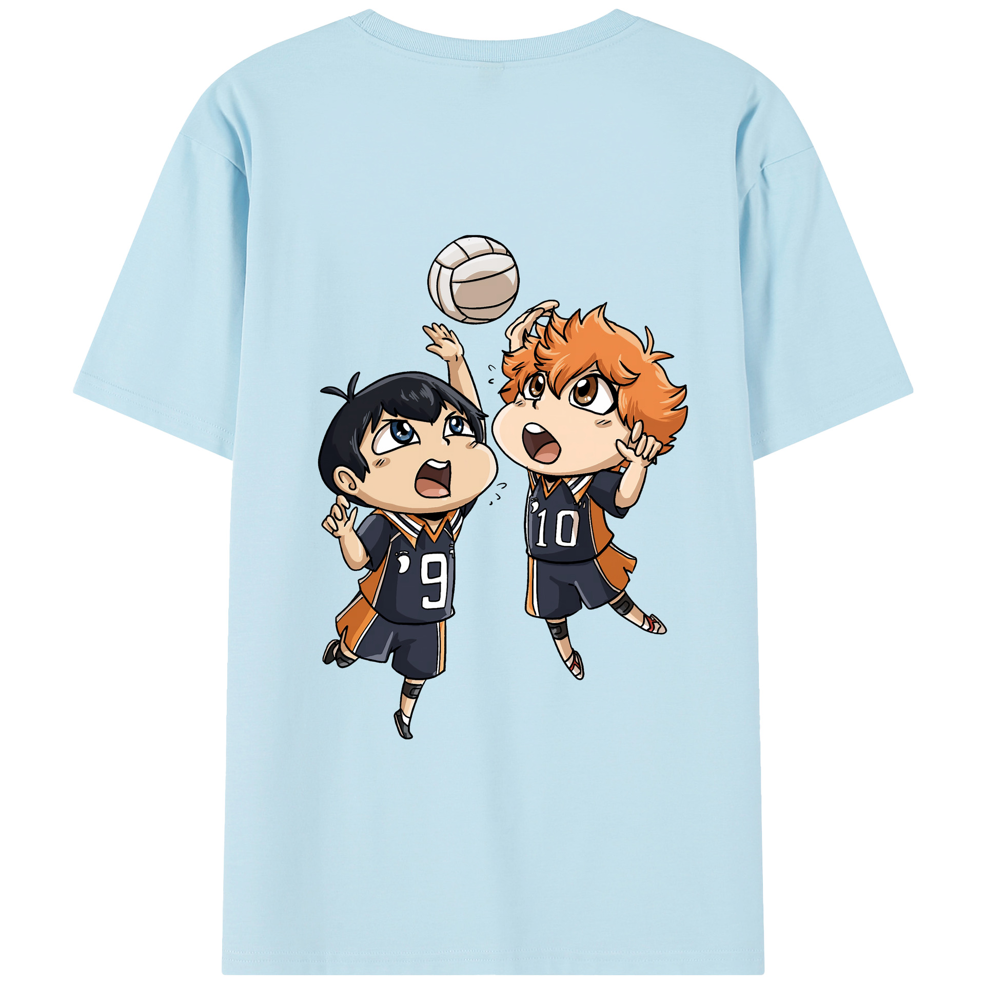 （画像用） ハイキュー!! Haikyu!! 綿100％半袖Tシャツ（背面プリント）